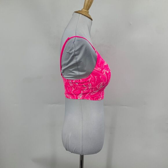 Pink Victorias Secret Bra Womens M Medium Pink Plunge Wireless Push Up Bralette - Picture 5 of 15